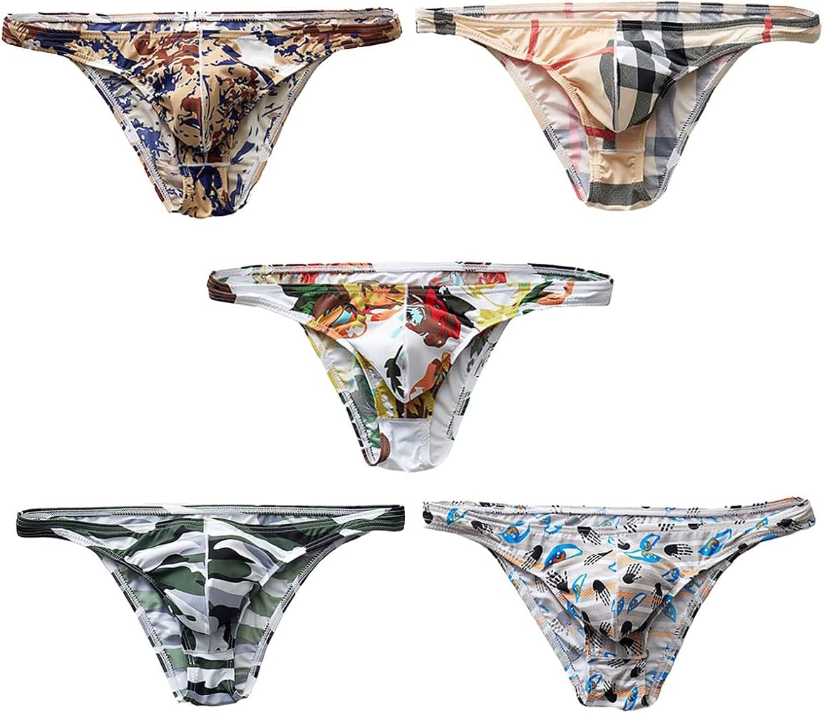 Amazon | 【MOMONGA】 5枚組 メンズビキニパンツ ブリーフ 下着